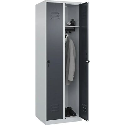 C+P Schrank Hellgrau / Anthrazitgrau - Schrank C+P Schrank Hellgrau / Anthrazitgrau - Schrank