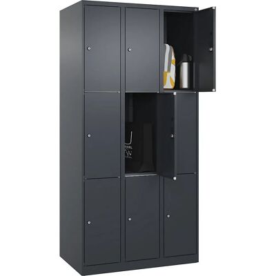 C+P Graues Stahl-Safe mit 9 Fächern - Classic PLUS C+P Graues Stahl-Safe mit 9 Fächern - Classic PLUS