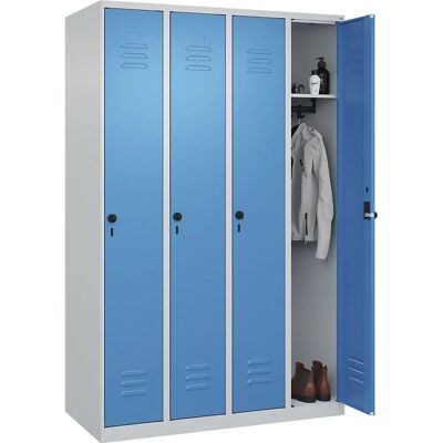 C+P Aufbewahrungsschrank - Classic PLUS, 4 Fächer, Hellgrau/Hellblau C+P Aufbewahrungsschrank - Classic PLUS, 4 Fächer, Hellgrau/Hellblau