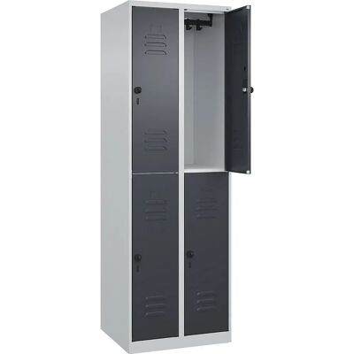 C+P Doppelstock-Schließfach Classic PLUS - Stahllager C+P Doppelstock-Schließfach Classic PLUS - Stahllager