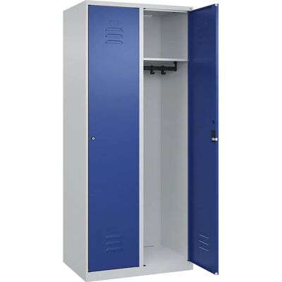 C+P Classic PLUS Schließfach - 2 Fächer, Blau Genciana C+P Classic PLUS Schließfach - 2 Fächer, Blau Genciana