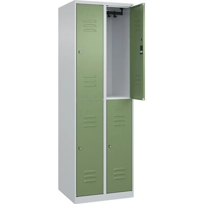 C+P Stahlschrank mit Zwei Ebenen - Classic PLUS C+P Stahlschrank mit Zwei Ebenen - Classic PLUS