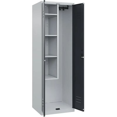 C+P Stahlschrank 600mm Hellgrau / Anthrazitgrau - Aufbewahrungsschrank C+P Stahlschrank 600mm Hellgrau / Anthrazitgrau - Aufbewahrungsschrank