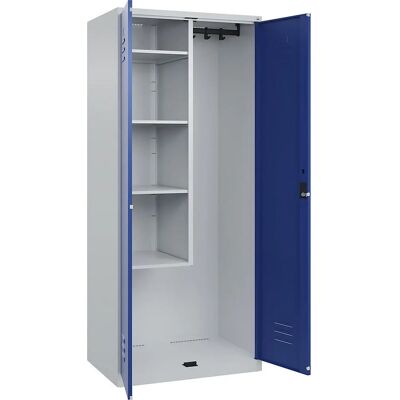 C+P - Classic PLUS - Hellgrauer Korpus - Blaue Tür - Schrank C+P - Classic PLUS - Hellgrauer Korpus - Blaue Tür - Schrank
