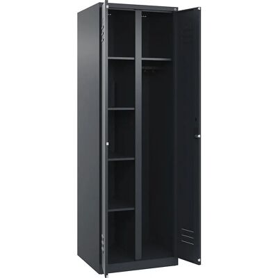 C+P Stahlspeicherschrank mit Zentralverschluss - 600 mm Grau Classic PLUS C+P Stahlspeicherschrank mit Zentralverschluss - 600 mm Grau Classic PLUS