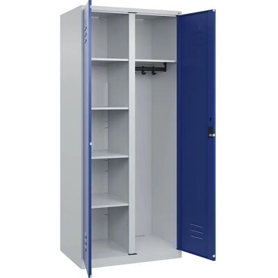 C+P Stahlschrank - 800mm, Hellgrau / Genciana Blau - Classic PLUS C+P Stahlschrank - 800mm, Hellgrau / Genciana Blau - Classic PLUS