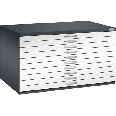 C+P Grau/Weiß 10-Drawer Aktenschrank - Aktenschrank C+P Grau/Weiß 10-Drawer Aktenschrank - Aktenschrank