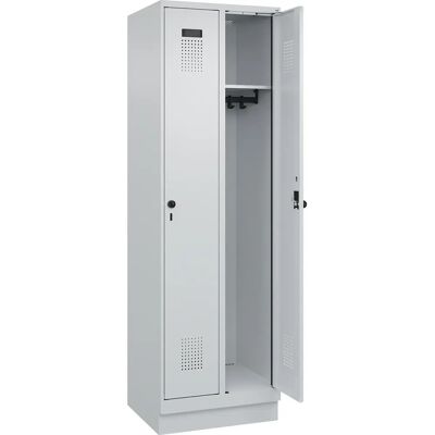 C+P Evolo PLUS Schrank, 2 Abteilungen, Hellgrau - Schrank C+P Evolo PLUS Schrank, 2 Abteilungen, Hellgrau - Schrank