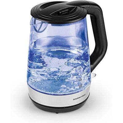 Gourmetmaxx 4067522005551 - Schwarz, Edelstahl, Transparent - Elektro-Kanne Gourmetmaxx 4067522005551 - Schwarz, Edelstahl, Transparent - Elektro-Kanne