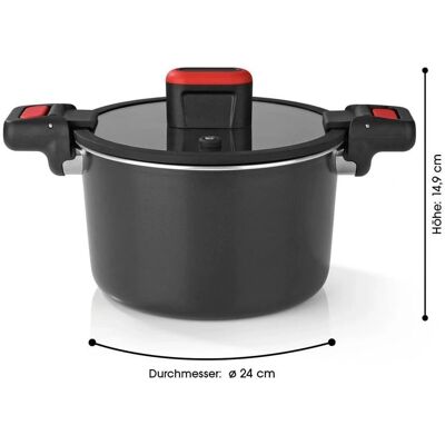 Gourmetmaxx - Casserole Économiseur D'Énergie - Casserole Gourmetmaxx - Casserole Économiseur D'Énergie - Casserole