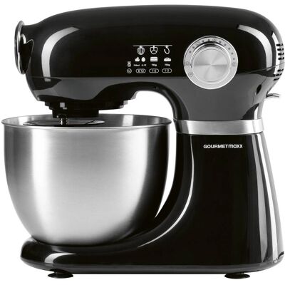 GOURMETmaxx Küchenmaschine - Leistungsstark 1000W, 5L Edelstahlbehälter GOURMETmaxx Küchenmaschine - Leistungsstark 1000W, 5L Edelstahlbehälter