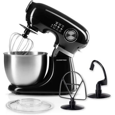 GOURMETmaxx Küchenmaschine - Leistungsstark 1000W, 5L Edelstahlbehälter GOURMETmaxx Küchenmaschine - Leistungsstark 1000W, 5L Edelstahlbehälter