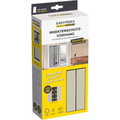 EASYmaxx 13985 Filet moustiquaire porte - Noir - Publicité EASYmaxx 13985 Filet moustiquaire porte - Noir - Publicité