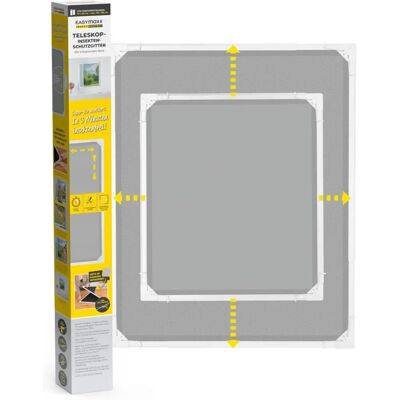 EasyMaxx 14308 Fensterbildschirm - Weiß, Kunststoff, Aluminium, 115x135 cm - Insektenschutz EasyMaxx 14308 Fensterbildschirm - Weiß, Kunststoff, Aluminium, 115x135 cm - Insektenschutz