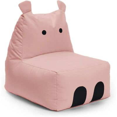 LUMALAND - Animal Line Hippo - Rose pastel - 200 L - Bean bag - Publicité LUMALAND - Animal Line Hippo - Rose pastel - 200 L - Bean bag - Publicité