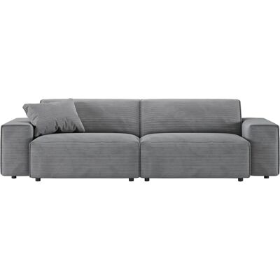 Andas Glimminge Sofa - Grau - Microfaser, 254cm Andas Glimminge Sofa - Grau - Microfaser, 254cm