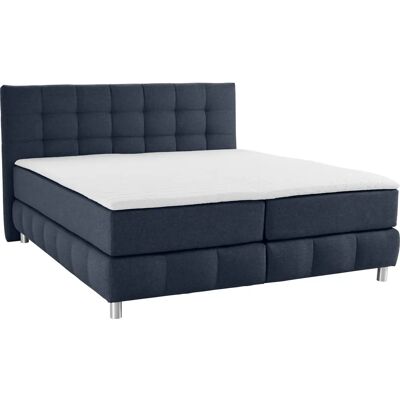 Andas Salo XXL Nordic Boxspringbett - 7-Zonen Taschenfederkern, Blau Andas Salo XXL Nordic Boxspringbett - 7-Zonen Taschenfederkern, Blau