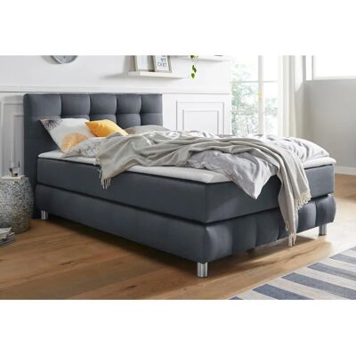 Andasu202fNordic Interior Salo XXL Samtoptik Boxspringbett - Komplettbett Andasu202fNordic Interior Salo XXL Samtoptik Boxspringbett - Komplettbett