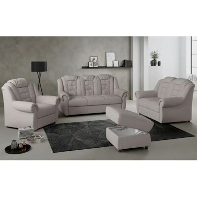 HOME AFFAIRE Boston Beige Hochlehner Sofa - Couch HOME AFFAIRE Boston Beige Hochlehner Sofa - Couch