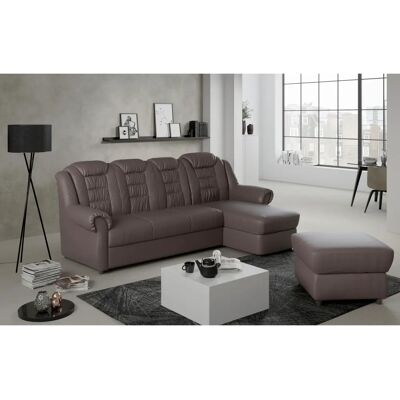 HOME AFFAIRE Boston L-Form Sofa - L-förmiges Kunstledercouch HOME AFFAIRE Boston L-Form Sofa - L-förmiges Kunstledercouch