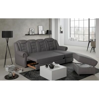 HOME AFFAIRE Boston L-Form Sofa - Recamiere rechts, Kunstleder, Mit Bettfunktion HOME AFFAIRE Boston L-Form Sofa - Recamiere rechts, Kunstleder, Mit Bettfunktion