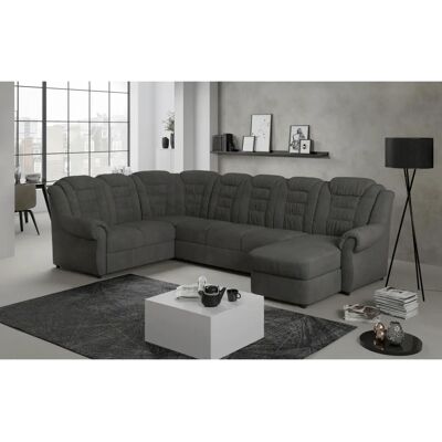 Home Affaire Boston U-Form Grau Chenille Sofa - 7-Sitzer Ecksofa Home Affaire Boston U-Form Grau Chenille Sofa - 7-Sitzer Ecksofa