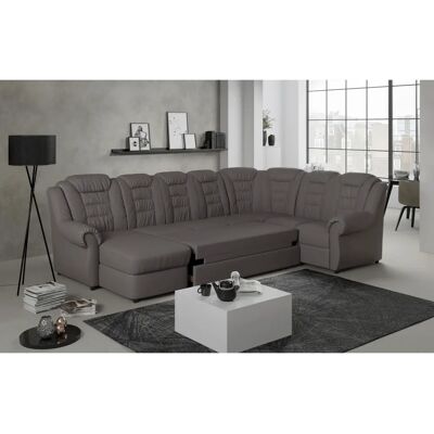 Home Affair Boston U-Form Sofa - Wendbare Recamiere - Mit Stauraum - Made in Europe Home Affair Boston U-Form Sofa - Wendbare Recamiere - Mit Stauraum - Made in Europe