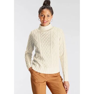 AJC Weiß Casual Strickpullover - Pullover AJC Weiß Casual Strickpullover - Pullover