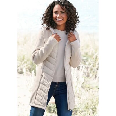 VIVANCE Beige Damen Jacke Gr. 40 - Casual Jacke VIVANCE Beige Damen Jacke Gr. 40 - Casual Jacke