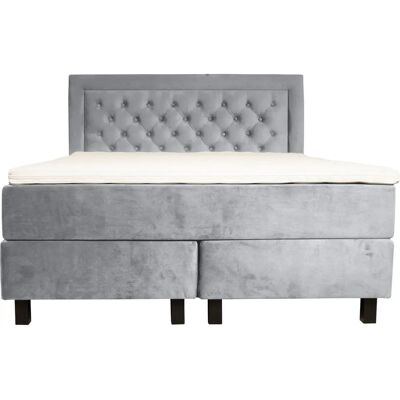 Leonique Jeanne - 160x200cm, H2, Samtvelours, Boxspringbett Leonique Jeanne - 160x200cm, H2, Samtvelours, Boxspringbett