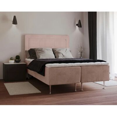 INOSIGN Hacer Velours-Lila Boxspringbett - H3, 120x200cm INOSIGN Hacer Velours-Lila Boxspringbett - H3, 120x200cm