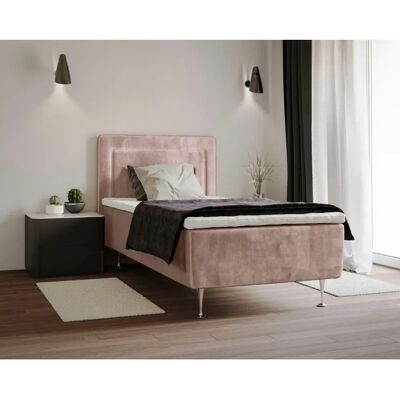 INOSIGN Hacer - 70x200cm Lila Samt-Boxspringbett - Bett INOSIGN Hacer - 70x200cm Lila Samt-Boxspringbett - Bett