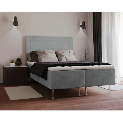 INOSIGN Hacer 140x200cm Grau Boxspringbett - Komplettset INOSIGN Hacer 140x200cm Grau Boxspringbett - Komplettset