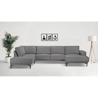 Places of Style Oland Sofa - Flachgewebe, Ottomane links, 345x85x210cm - Sofa Places of Style Oland Sofa - Flachgewebe, Ottomane links, 345x85x210cm - Sofa