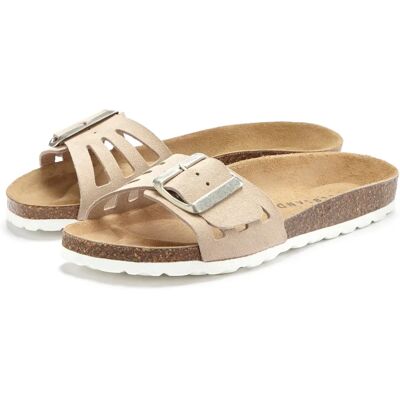 ELBSAND Beigefarbene Ledersandalen - Freizeit offene Schuhe ELBSAND Beigefarbene Ledersandalen - Freizeit offene Schuhe