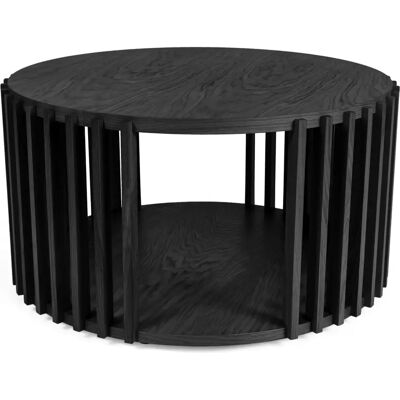 andasu202fNordic Interior Drum Couchtisch - Runde FSC Eiche Finish andasu202fNordic Interior Drum Couchtisch - Runde FSC Eiche Finish