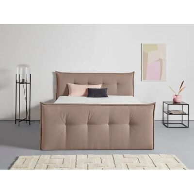 andasu202fNordic Interior Kederleicht Boxspringbett Grau - Komplettbett mit Topper andasu202fNordic Interior Kederleicht Boxspringbett Grau - Komplettbett mit Topper