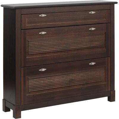 HOME AFFAIRE Rauna Dunkelbrauner Kiefer Sideboard - Sideboard HOME AFFAIRE Rauna Dunkelbrauner Kiefer Sideboard - Sideboard