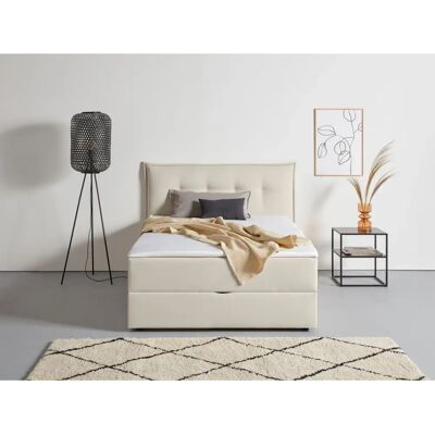 Andas Kederleicht Boxspringbett - Skandinavisches Design - Komplettbett mit Stauraum Andas Kederleicht Boxspringbett - Skandinavisches Design - Komplettbett mit Stauraum