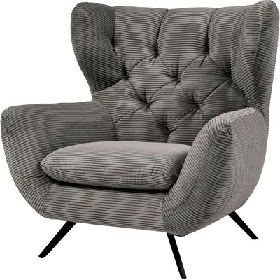 CANDY Beatrice Ohrensessel - Rautenmuster, Samt-Optik, 100x106x95cm CANDY Beatrice Ohrensessel - Rautenmuster, Samt-Optik, 100x106x95cm