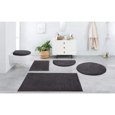 MY HOME Vanessa Badvorleger - Rechteckig, Grau - Badteppich MY HOME Vanessa Badvorleger - Rechteckig, Grau - Badteppich