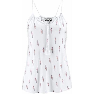 LASCANA Modell 40/42 Beiges bedrucktes Top LASCANA Modell 40/42 Beiges bedrucktes Top