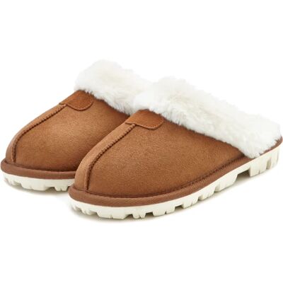 VIVANCE Camel Vegane Hausschuhe Modell 39 - Hausschuhe VIVANCE Camel Vegane Hausschuhe Modell 39 - Hausschuhe