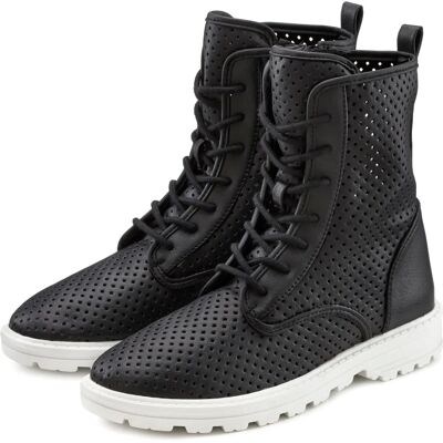 LASCANA Modell 38 Casual Vegane Lederstiefeletten LASCANA Modell 38 Casual Vegane Lederstiefeletten