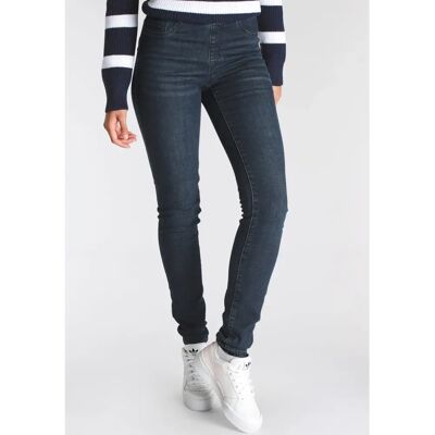 Arizona Hochtaillierte Dark Blue Used Denim Jeans Jeggings - Jeans Jeggings Arizona Hochtaillierte Dark Blue Used Denim Jeans Jeggings - Jeans Jeggings