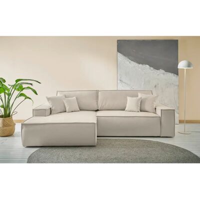 Andas Finnley Ecksofa - Bouclé, Struktur fein, Recamiere links Andas Finnley Ecksofa - Bouclé, Struktur fein, Recamiere links