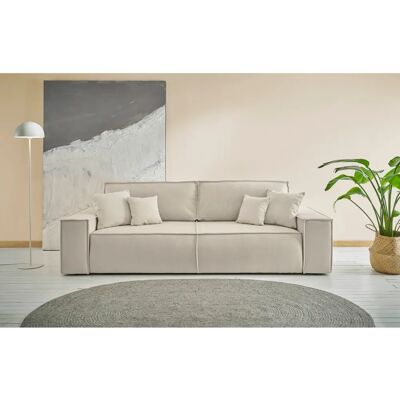 Andas Finnley Schlafsofa - Multifunktionales Beige Sofa mit Stauraum Andas Finnley Schlafsofa - Multifunktionales Beige Sofa mit Stauraum