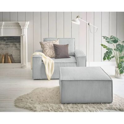HOME AFFAIRE SHERWOOD Sessel - Cord - 120cm HOME AFFAIRE SHERWOOD Sessel - Cord - 120cm