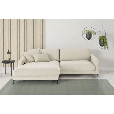 INOSIGN Downtown Weiß Stoffsofa - Recamiere links - 2 Sitze INOSIGN Downtown Weiß Stoffsofa - Recamiere links - 2 Sitze