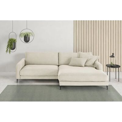 INOSIGN Downtown Weiß Ecksofa mit Recamiere - Sofa INOSIGN Downtown Weiß Ecksofa mit Recamiere - Sofa